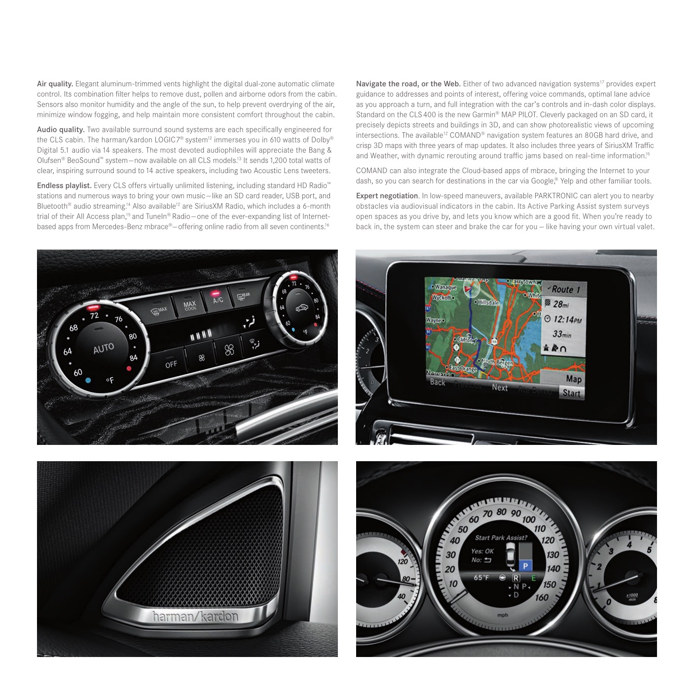2015 Mercedes-Benz CLS-Class Brochure Page 22